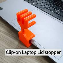 Laptop Anti-Closing Bracket, Laptop Cooling Stand, Laptop Stand, Keyboard Stand, Mini Laptop Stand, Portable Laptop Stand, External Monitor Computer Limit Plate, Portable Laptop Stand, Ergonomic Design, Suitable For All Laptops, Effectively Prevents Accidental Closing Causing Screen Blackout And Shutdown, Friendly Tool For Office Workers And Gaming Enthusiasts - A - View 2