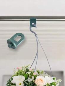 30Pcs/6Set Greenhouse Plant Fixing Clips With S-Hooks, Suitable For Hanging Plants Support, Indoor/Outdoor Gardens And Balconies, Potted Plants And Vines, Hanging Tools, Flower Pot Hanging Accessory, Plant Hooks And Hangers - Multicolor - View 2