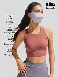 Beneunder Eye-Covering Ultra-Strong Sun Protection Face Mask MP831 - Mauve Purple - View 1