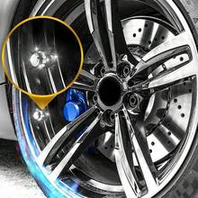 4 Pack Crown Tire Stem Caps Bling Handmade Attractive Accessories Car Deocr (Black) - 1 - View 7
