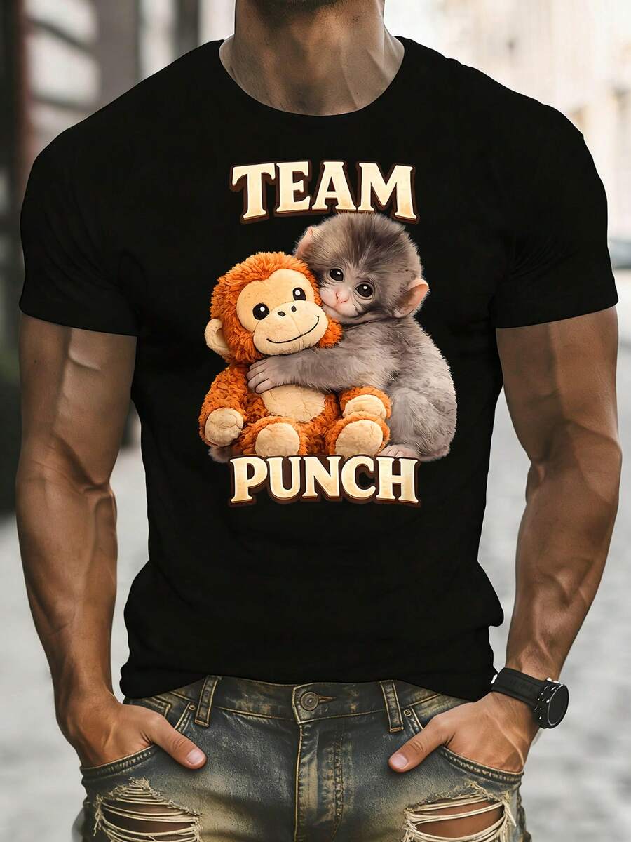Camisetas de hombre - Negro - Ver 1