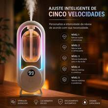 Difusor Aromatizador De Ambientes Automático Umidificador Ultra Premium - apenas difusor (sem óleos) - Visão 4