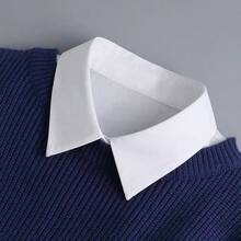 4/2/1 Fake Collar , Half Shirt Collars Tops Detachable Dickey Collar, Daily Graduation Halloween Winter Christmas For Dresses Blouses Sweaters - Multicolor - View 2