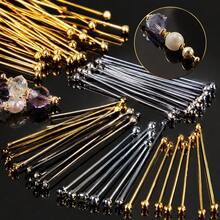 200pcs 16-40mm Iron Alloy Ball Pins, Handmade DIY Jewelry Bracelet Necklace Phone Car Hanging Keychain Material Accessories - Crochet Hook - View 1