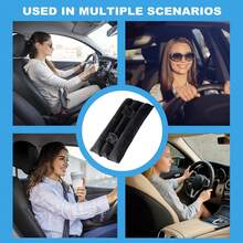 Soft Car Seat Belt Shoulder Cushion, Plush Seatbelt Padding Cover, Comfort Auto Interior Neck Protector For Driving Travel - 1PC - View 10