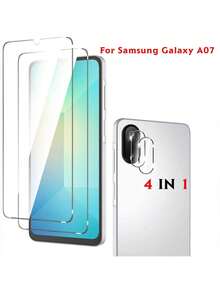 2+2件組 相容 Galaxy A57/A56/A37/A55/A35/A36/A26 高品質鋼化玻璃螢幕保護貼 + 鏡頭保護貼 防刮 無氣泡 - 無色 - 查看 30