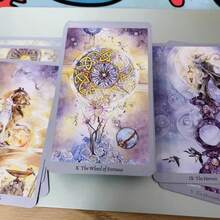 12X7cm Shadowscapes Tarot 78 Cards/Set Beautiful Purple Design For Friends Gift Board Game Holiday Party Leisure Funny Games - Multicolor - View 4