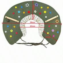 1件裝夏季鳥類肩披，鸚鵡防抓訓練互動披肩，玄鳳防咬易清潔保護鳥肩棲架（隨機鈕扣顏色） - 查看 9