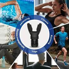 1pc Portable Abdominal Mouthpiece Breathing Trainer, Fitness Exercise Tool Suitable For Running, Swimming, Yoga And Strength Training, Outdoor Breathing Exercise Tool - Multicolor - View 8