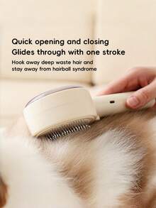 Pet Hair Removal Steam Brush - 3-In-1 Spray Grooming Brush, Suitable For Dogs And Cats - Self-Cleaning Spray Brush, Softens Hair And Reduces Static - Suitable For Long And Short Haired Pets During Bathing - View 10