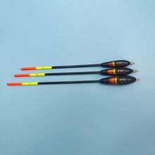 3pcs Copper Fishing Floats, Rock Fishing Floats, Visible Wooden Thick Tail Fishing Floats, Carp Fishing Rod Tackle - Multicolor - View 11