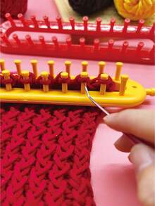 DIY Scarf Knitting Loom, 24/36 Size Options, Easy To Operate, Suitable For Beginners, Perfect For Parent-Child Interactive Crafting, Creative Handmade Holiday Gift - Scarf Knitting Machine - View 5