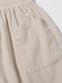 Women's Outdoor Casual Corduroy Long Pants, Fashionable Versatile Sports - Apricot - View 6
