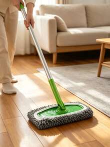 Super Absorbent Reusable Mop Cloth, Polyester Fiber Cleaning Cloth, Suitable For Dry And Wet Floor Cleaning, Easy To Replace Mop Cloth, Home Cleaning, Dry And Wet Wiping | Connector Pad | Cleaning Cloth, Floor Cleaning Mop - Multicolor - View 5