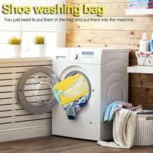 360° Shoe Laundry Bag, Anti-Deformation, Machine Washable And Dryable, Soft Velvet Lining, Suitable For Sports Shoes And Casual Shoes, Home Laundry Storage And Protection - Multicolor - View 6