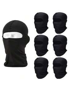 1pc/Multi-Pack Face Mask Headscarf Balaclava, UV Protection Sun Protection Outdoor Cycling Headwear, Full Face Ski Mask, Quick Dry, Breathable, Moisture Wicking, Elastic, Sun Cooling Protection Cover For Cycling, Climbing, Motorcycle Riding - Multicolor - View 2