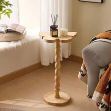 1pc Wooden Butterfly Desktop Sofa Side Table, Luxury Table, Modern Retro Style Side Table, Coffee Table, Balcony Small Table, Welcome Table, Bedside Cabinet, A High-End Gift For Friends Who Just Moved - Multicolor - View 9