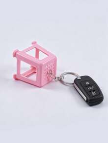 Mini Stool Keychain, Cute Colorful Chair Bag Charm, Realistic Square Stool Pendant, Car Key Ring Accessory, Party Favor, Birthday Christmas Gift - Multicolor - View 4