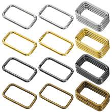 48pcs Durable Alloy Rectangular Buckles (2 Sizes) Suitable For Shoes, Belts, Bags, Accessories And DIY Craft Projects - 48 Pieces - View 1