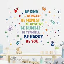 3/1pc Positive Affirmation Quote Wall Stickers Boho Multicolor Hand Drawn English Spanish Motivational Letter Removable PVC Inspirational Decals For Bedroom Home Decor - A - View 11
