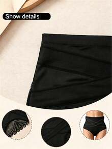 2pcs/Pack Women's Lace Seamless Tummy Control Shaping Panties, Waist-Cinched Butt-Lifting Underwear, Suitable For Various Occasions - Multicolor - View 10