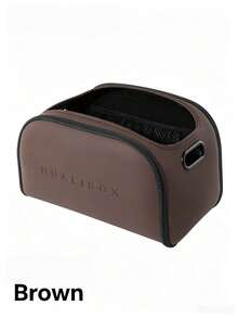 Minimalist Storage And Organization Box, Textured Car Storage Box, Elegant Car Interior Space, Minimalist Premium Leather Design, Suitable For Modern Commuters, Built-In Mesh Compartments, Daily Clutter And Office Essentials Storage Solution - Multicolor - View 13