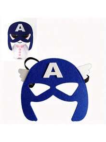 6pcs Superhero Felt Masks, Avengers Role Play Masks, Thor, Costume Masks, Suitable For Birthday Party, Halloween Costume, Theme Party Gifts - Multicolor - View 9