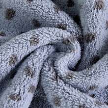 1pc/2pcs Approx. 14*29in/28*55in Pink Leopard Print Towel, Cute Embroidered Rabbit Pattern Coral Fleece Bath Towel + Face Towel, Super Soft High Absorbency Quick Dry Thick Non-Shedding Towel, Suitable For Bathroom, Home, Travel, Back To School - Light Grey - View 9