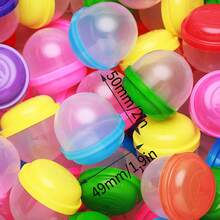 1/5/10/20pcs Kapsul Mesin Penjual Otomatis Entervending - Kapsul Acorn Transparan Buram 2 Inci - Kapsul Mainan Kosong - 7 Warna Kapsul Plastik untuk Mainan - Kapsul Mesin Hadiah 51mm - Wadah Mesin Capit - MultiWarna - View 5