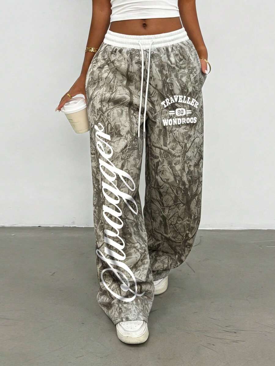 Women Pants - 淺灰色 - 查看 1