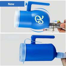 Men's Portable Urinals - On Bed Male Pee Bottle No-Leak Lock For No-Spill Nighttime - Bedridden, Travel Elderly - Extra Large 3000ml 79" Long Tube With Night Glow Male - As Pic - View 6
