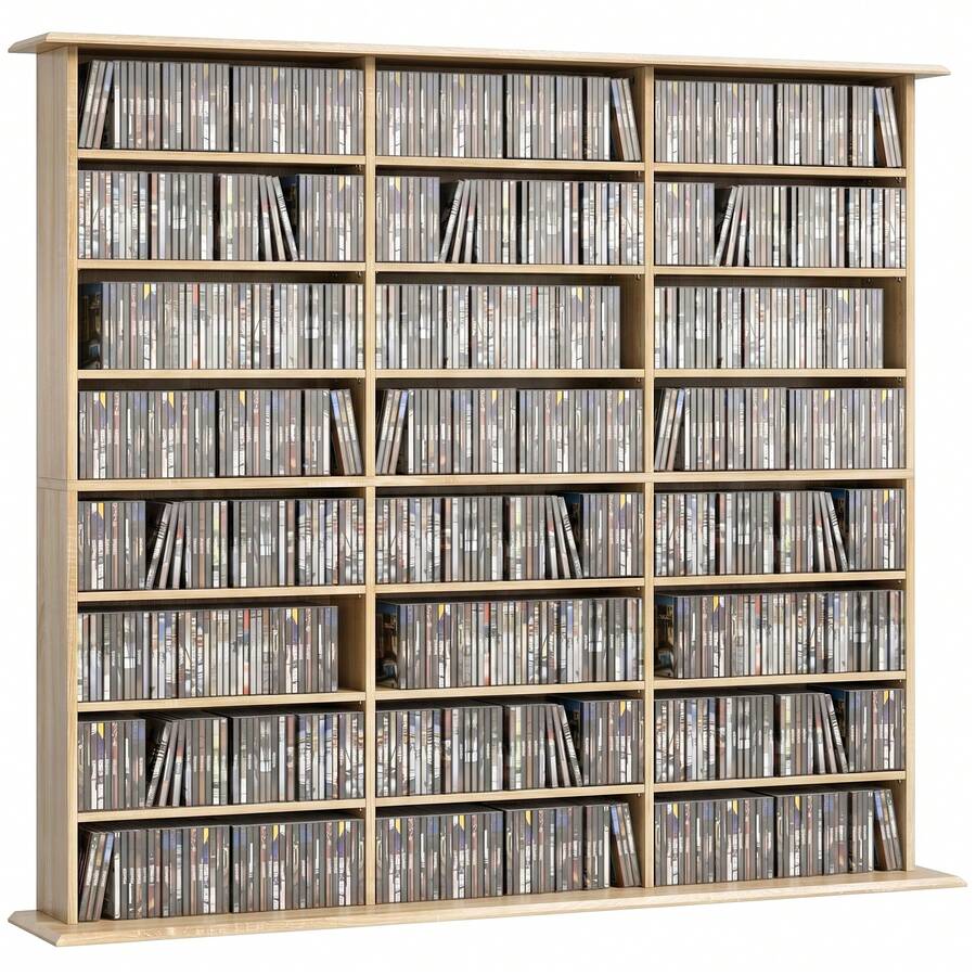 HOMCOM Racks à CD &  DVD