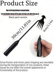 1/2/3/4pcs Manual Weeding Rake, Multi-Functional Gardening Tool, Can Be Used To Remove Weeds And Moss From Lawn Gaps, Upgraded Galvanized Handle, Metal Weeding Tool, Suitable For Spring Weeding - A - View 8