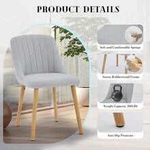 Kselythan Dining Chairs - Grey - View 6