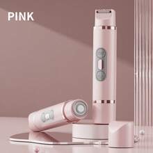 2-In-1 Women's Electric Shaver, Portable Wireless Trimmer, Suitable For Full Body Hair Removal, Rechargeable Painless Razor, Suitable For Face, Chin, Lips, Legs, Underarms, 200mAh, Bikini Line Hair Removal, Essential Beauty Personal Care Tool, Create Smooth Skin, Suitable As Holiday And Christmas Gift For Family And Friends - View 13