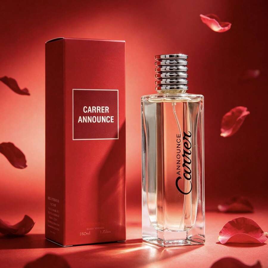 REYES QUEENS Carrer Announce Eau de Toilette 50ml for Men – Fresh Aromatic Scent with Bergamot, Marine Notes, Lavender, Jasmine, Cedar & White Musk – Clean, Confident & Versatile – Ideal for Daily Wear, Office & Casual Occasions - 50 ml - Ver 1