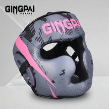 GINGPAI Boxing Headgear For Adults And Teens, Thickened Helmet For Boxing, Sanda, Muay Thai, Face And Chin Protection, Professional Training - Multicolor - View 21
