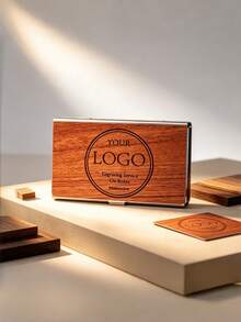 Personalized Business Fashion Business Card Holder, Customizable Logo Office Supplies Gift Business Card Holder, Magnetic Business Card Clip, Suitable For Storing Business Cards, Also Can Store Cigarettes, Father's Day Gift - Multicolor - View 9