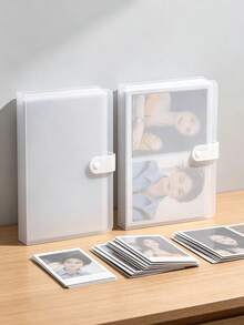 Multi PCS 4-6 Inch 200-Slot Photo Card Album, Dustproof Moisture-Proof, Star Fan Collection Organizer, Birthday Gift Souvenir For Students, Keepsake Memory Book - 5-inch - View 5