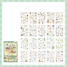 20sheets PET Die Cut Stickers Book Retro Decorative Handmade Scrapbooking Material Junk Journal Supplies - Sticker - View 8