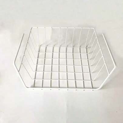Cesta de Almacenamiento Moderna y, Sin Necesidad de Montaje, Organizador Colgante de Malla Metálica Multicapa, Resistente, Ahorra Espacio Vertical para Cocina, Dormitorio, Escritorio, Estantería Multiusos, Fácil de Instalar