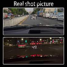 YNF M2 升級版汽車 HUD 抬頭顯示器,GPS 北斗雙模即時車速監控,大字體清晰、免安裝即插即用通用車速表 - M2 - 查看 6