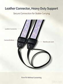 p+7 Camera Shoulder Strap For Zve10 A6400, R50 V1 M50, XT50 XE5 X100VI, Z30 Z50, ZF Instant Cameras, Universal Mirrorless And DSLR Digital Cameras, Pressure-Relieving Fashionable Multi-Function Strap - View 6