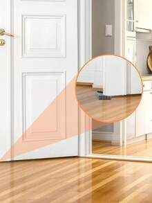 1/4pcs Creative Rubber Door Stopper, Anti-Pinch Anti-Collision Door Wedge, Suitable For All Homes, Perfect Home And Office Decor - Multiple Styles - View 5