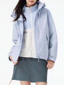 CAMEL CROWN Women's Ski Jacket, Waterproof 3-In-1 Winter Coat, Fleece Lining, Warm & Windproof, Suitable For Snow Outdoor Hiking - Moonlight Blue - View 1
