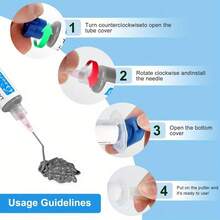 High Temperature (217°C) Injectable Solder Paste (Sn99% Ag0.3% Cu0.7%), With 2 Dispensing Tools And Plunger, Suitable For BGA/SMT Soldering. - Solder Paste - View 5