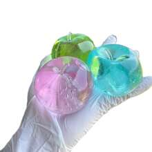 Crystal Apple With Soft Tones, Ultra-Thin Skin And Smooth Soft Touch. It Can Be Used As A Squeezable Stress Relief Ball Or A Tactile Sensory Toy. Perfect For Placing On An Office Desk, And Also An Excellent Office Stress Relief Gift. - Multicolor - View 11
