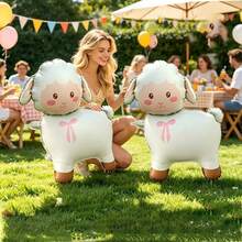 Cartoon Sheep Balloon Children's Toy Balloon Cartoon Sheep Balloon Birthday Party Holiday Decoration - Multicolor - View 4