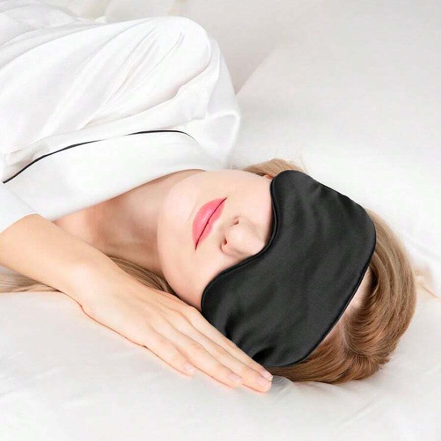 仿絲遮光睡眠眼罩 旅行放鬆遮眼罩 健康睡眠護眼工具