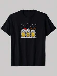 Men T-Shirts - Black - View 1